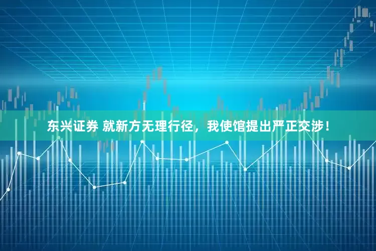 东兴证券 就新方无理行径，我使馆提出严正交涉！